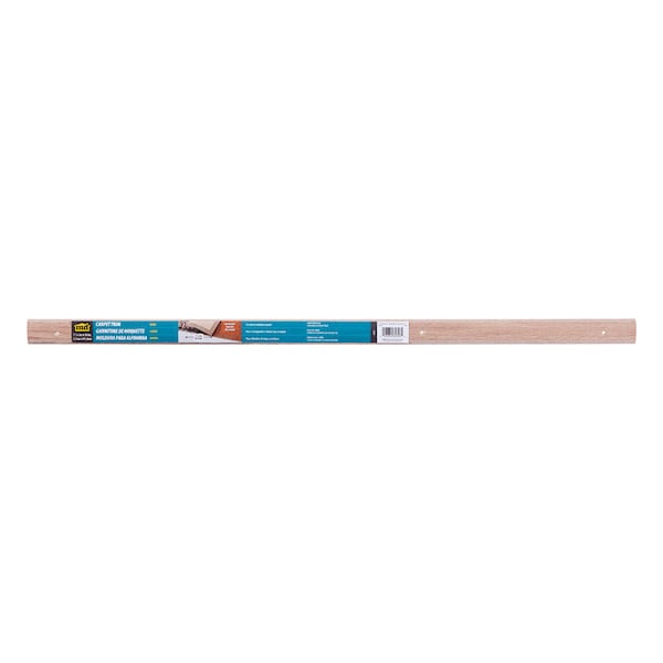 M-D Building Products 0.75 in. H X 1.44 in. W X 36 in. L Unfinished Unfinished Hardwood Carpet Trim 85357 - main